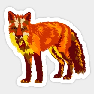 Fox Portrait Sticker